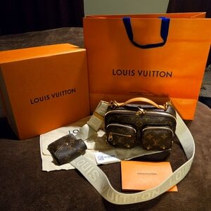 LOUIS VUITTON Monogram Canvas Utility Crossbody Bag